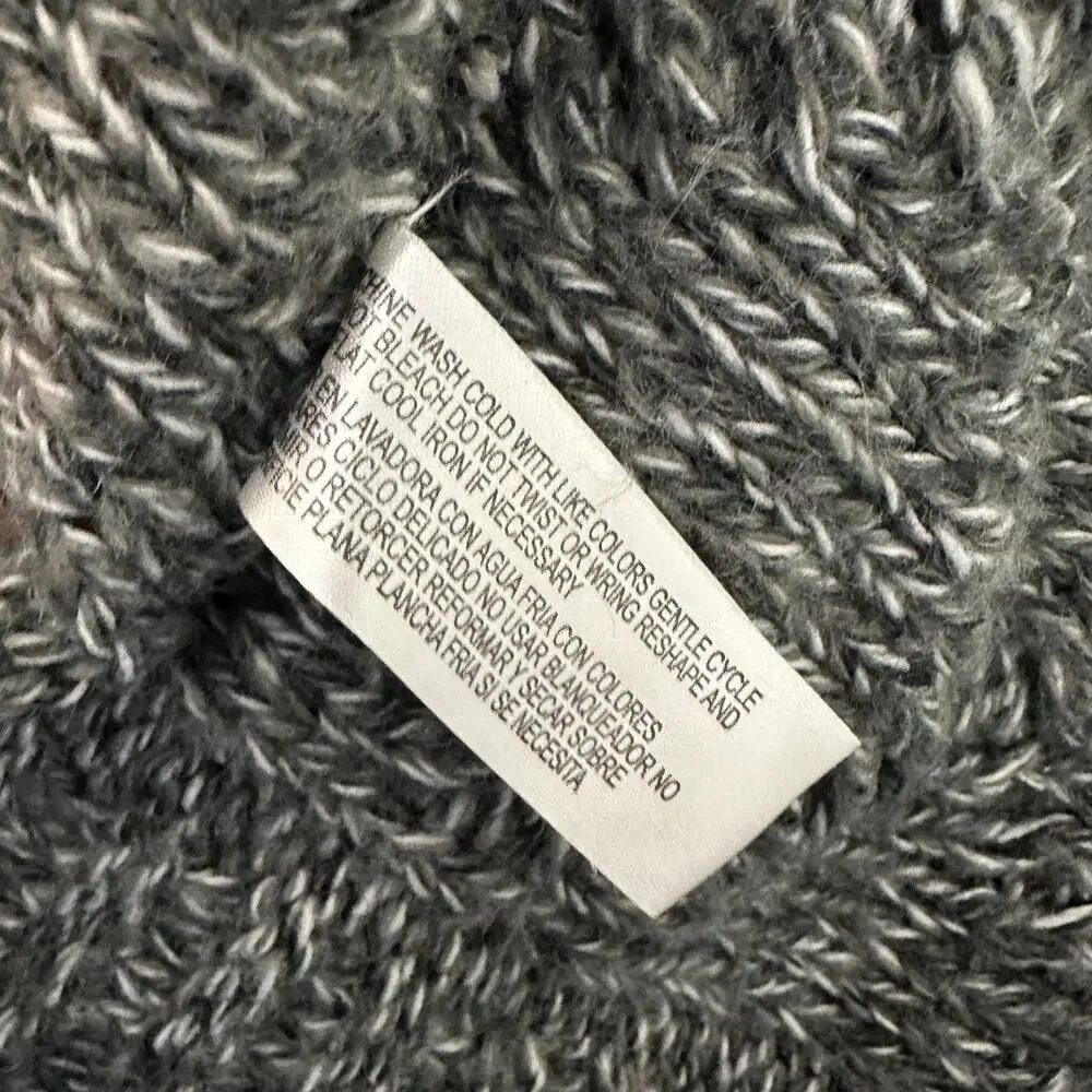 Carolyn Taylor Sweater WMNS M Heather Gray Button Down Knit Long Sleeve Soft - Picture 6 of 6